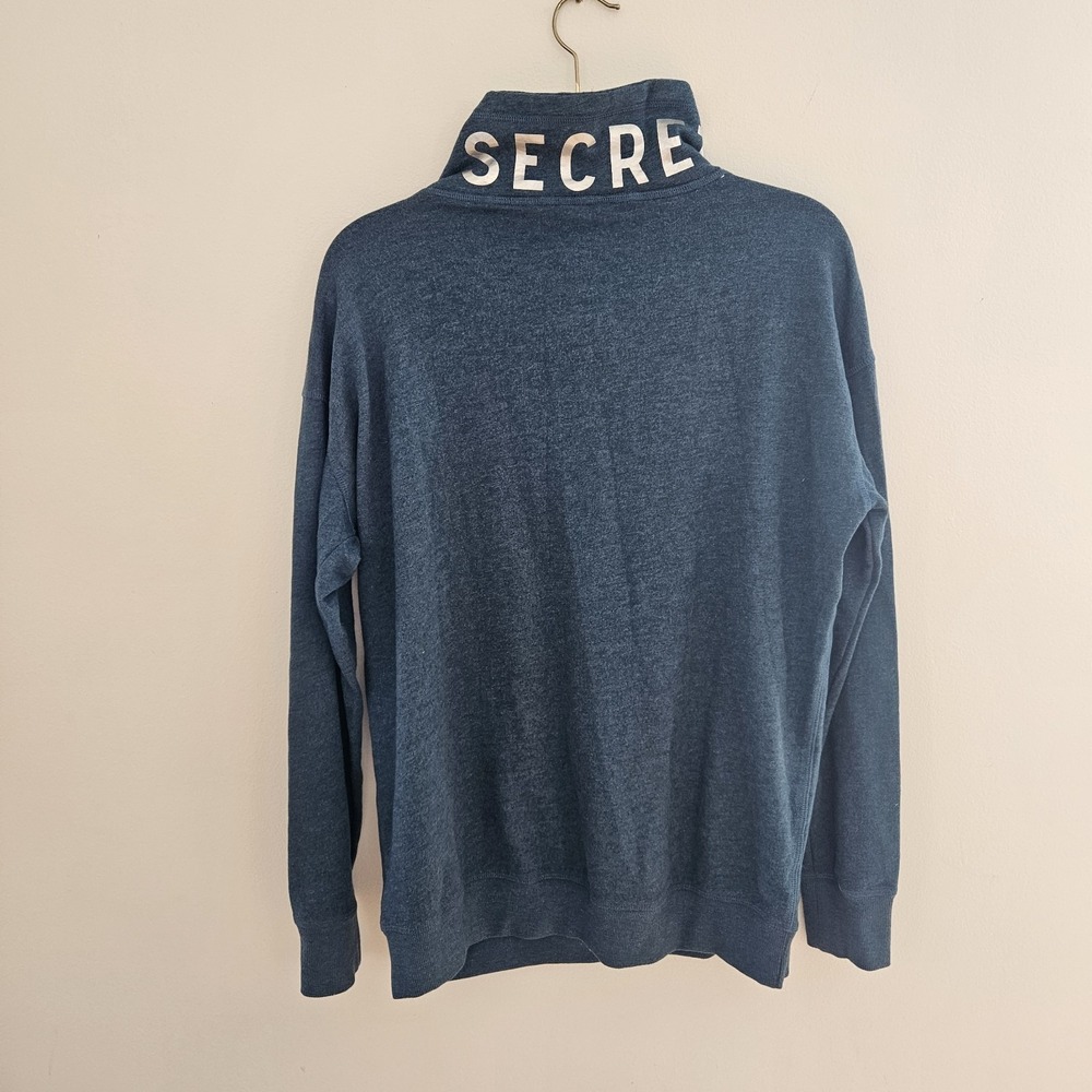 Victoria's Secret VS Angel Wings Zip Up Hoodie Size Medium Blue - Picture 6 of 6